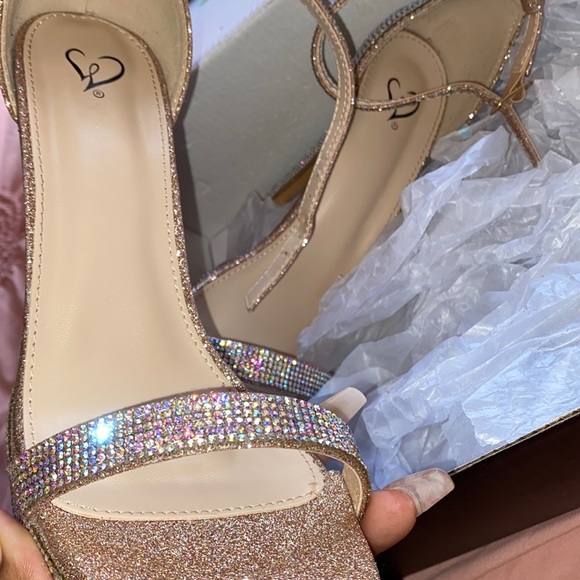 Windsor Rose Gold Glitter Glam High 